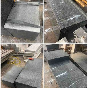 鄂州 芝麻黑地铺石材