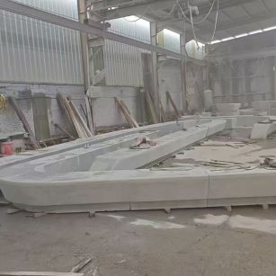 鄂州 花岗岩整石坐凳拼装