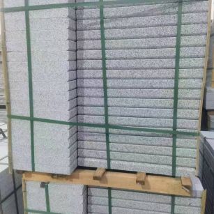 鄂州 5公分芝麻白，倒斜角，室外楼梯踏步