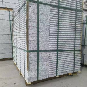 鄂州 芙蓉白3公分厚磨圆边、拉槽，楼梯踏步