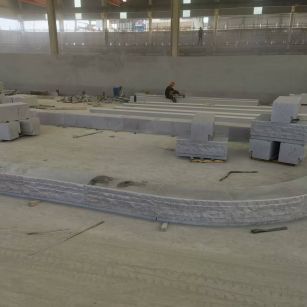 鄂州 芝麻白整石坐凳（光面+自然面）