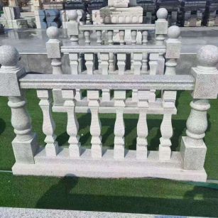 鄂州 别墅石材栏杆特写