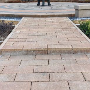 鄂州仿古石铺装效果