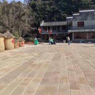 鄂州仿古石铺装效果