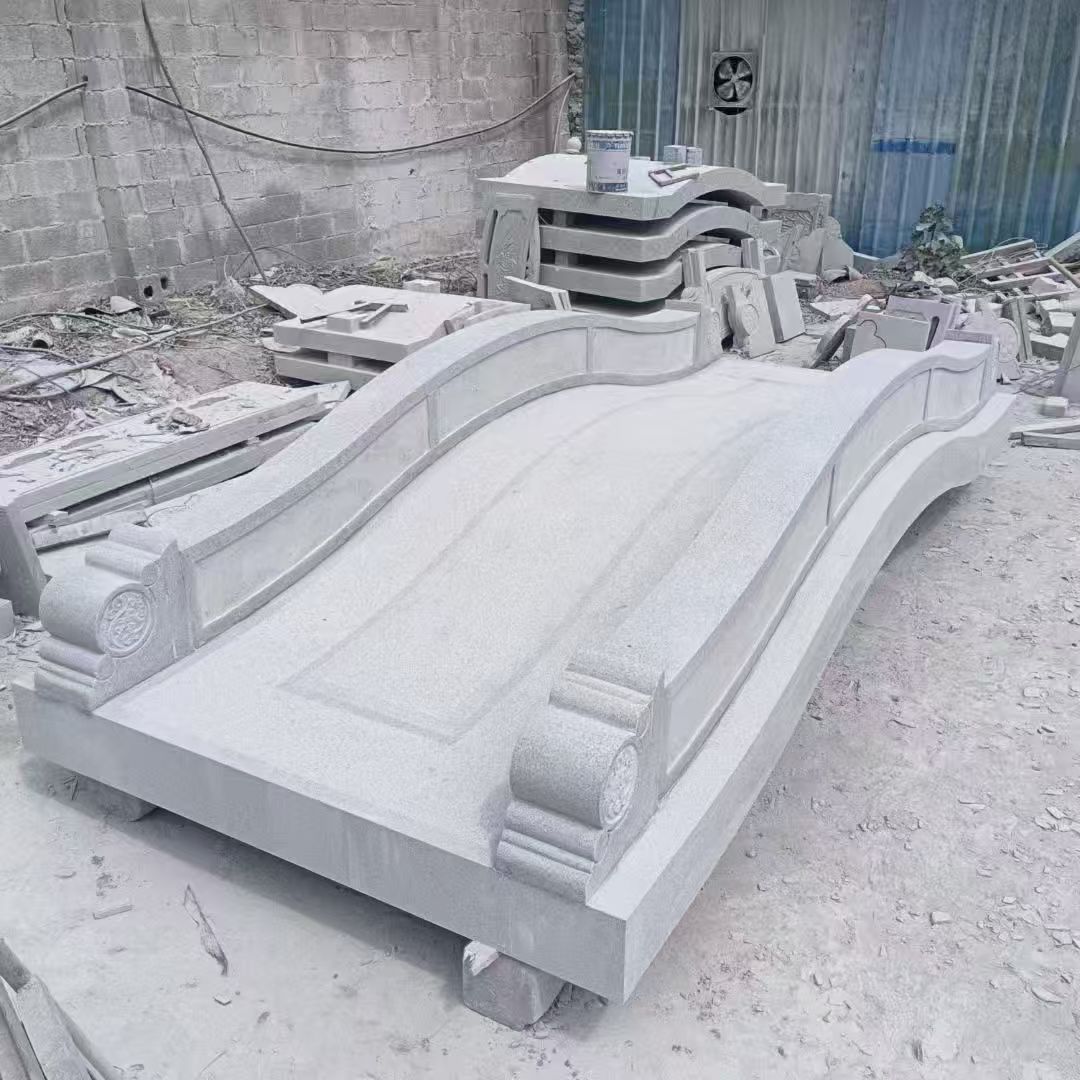 鄂州 芝麻灰花岗岩园林景观 小石桥