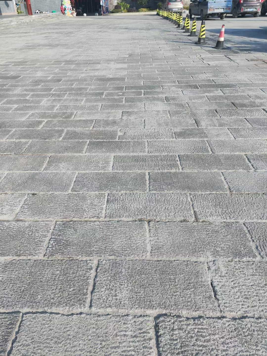 鄂州仿古石铺装效果