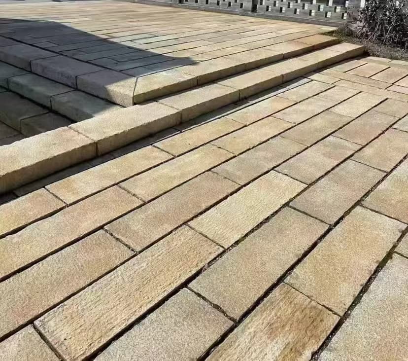 鄂州仿古石铺装效果