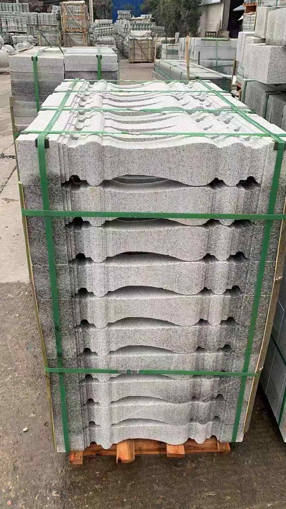 鄂州 芝麻白方形拉丝面，栏杆花瓶柱