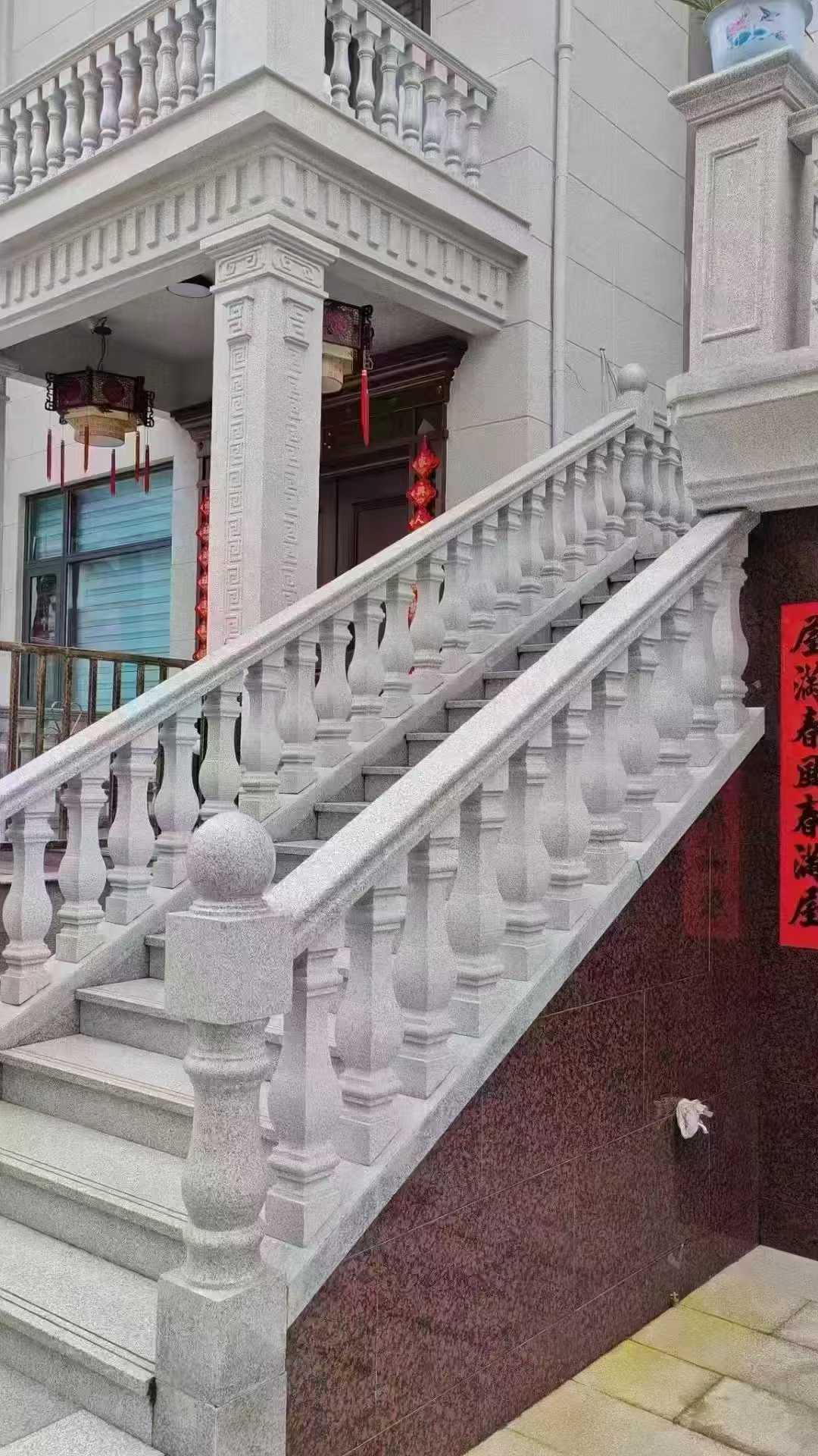 鄂州 天然石材 阳台庭院护栏、栏杆